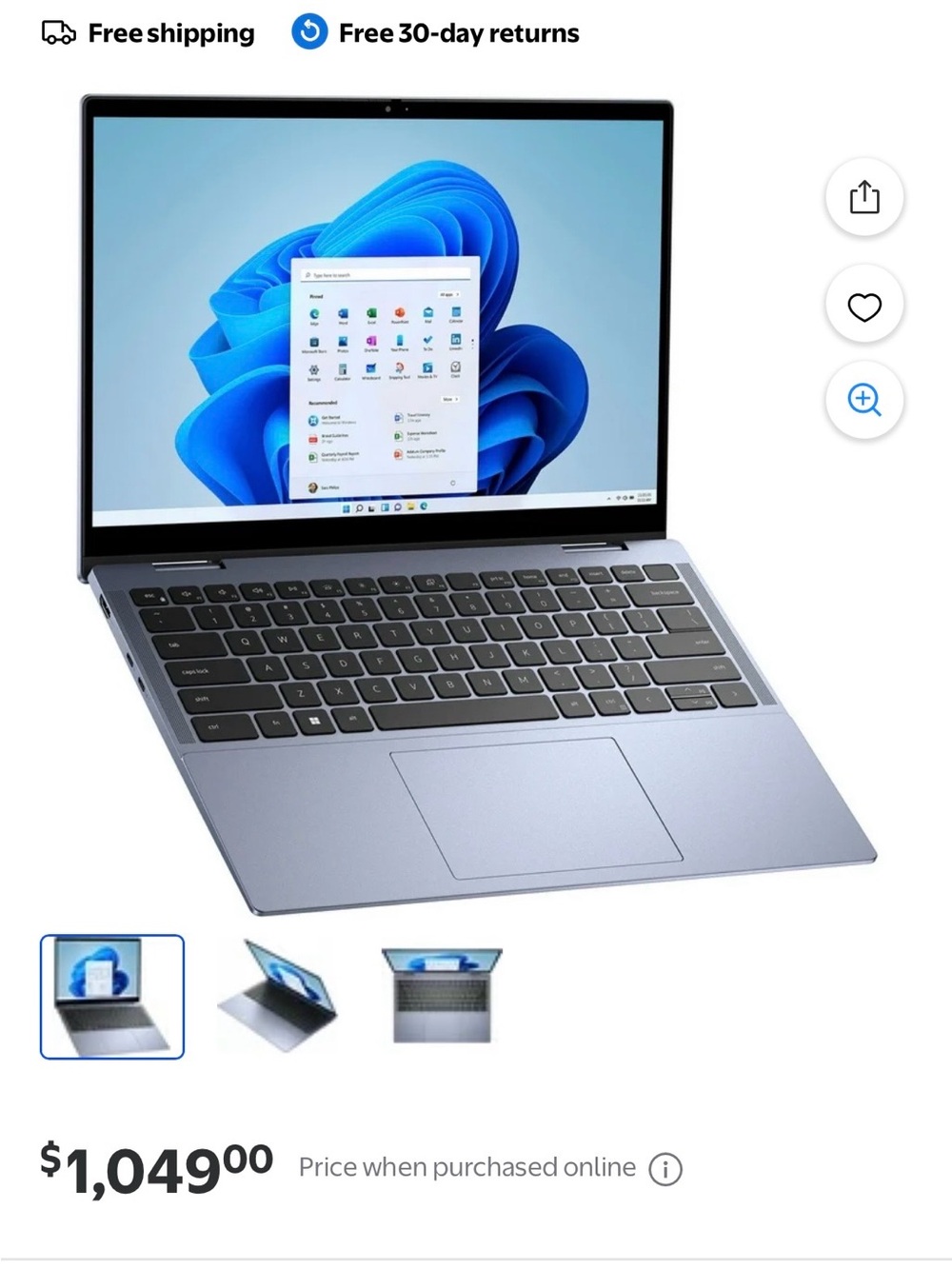 Dell Touch Screen 14" Laptop